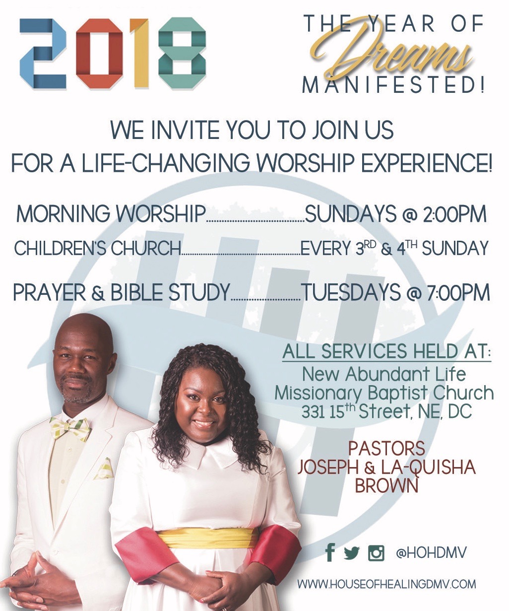 HAPPENINGS The House of Healing (DMV)